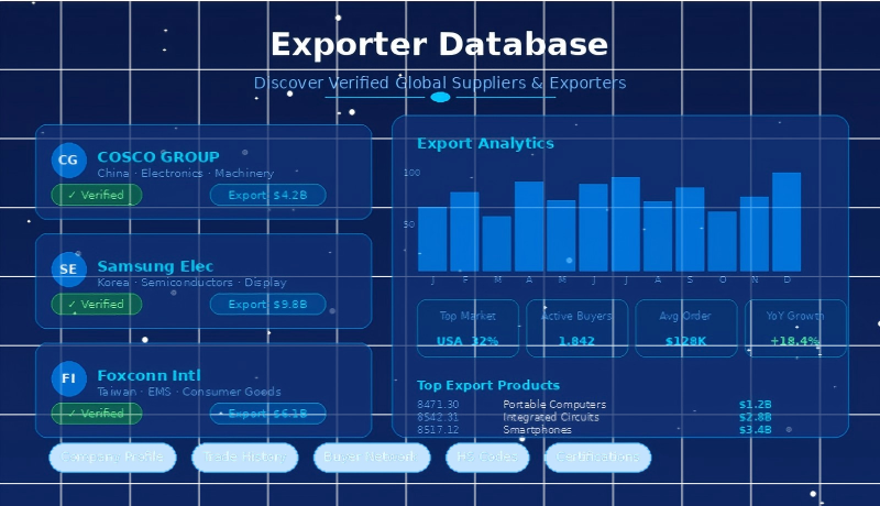 Exporter Database